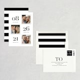 "Triple Take" - Save the Dates in Pearl by Hooray Creative - Assembled
