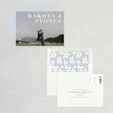 "Minimalism" - Save the Dates in Ivory by Shannon Chen of Four Wet Feet Studio - Assembled