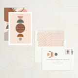 "Balance" - Save the Dates in Peach by Chandler Lettin - Assembled