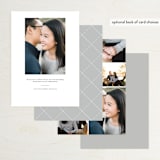 "Timing" - Save the Dates in Ivory by Megan Cash - Back of Card Options