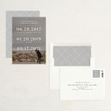 "Timing" - Save the Dates in Ivory by Megan Cash - Assembled