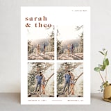 "Bold" - Save the Dates in Terracotta by Blustery August - Front