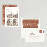 "Bold" - Save the Dates in Terracotta by Blustery August - Assembled