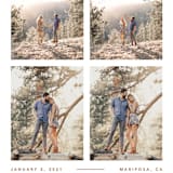 "Bold" - Save the Dates in Terracotta by Blustery August - Detail