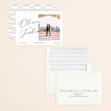 "Modern day names" - Save the Dates in Onyx by Heather Francisco - Assembled