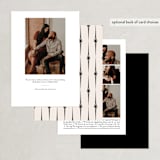 "Booked" - Save the Dates in Ink by Mere Paper - Back of Card Options