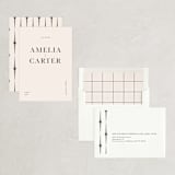 "Booked" - Save the Dates in Ink by Mere Paper - Assembled