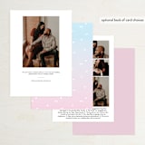 "Disco" - Save the Dates in Sherbet by The Carillos - Back of Card Options