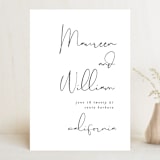 "A few words" - Save the Dates in Cotton by Susan Brown - Front