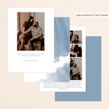 "Chic Love" - Save the Dates in Ocean by Pixel and Hank - Back of Card Options