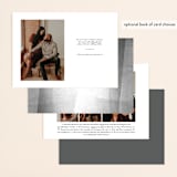 "i adore you" - Save the Dates in Ebony by Phrosné Barwood - Back of Card Options