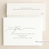 "i adore you" - Save the Dates in Ebony by Phrosné Barwood - FREE Recipient Addressing