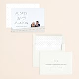 "Forever And" - Save the Dates in Black Tie by Kim Dietrich Elam - Assembled