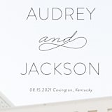 "Forever And" - Save the Dates in Black Tie by Kim Dietrich Elam - Detail