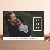 "Cherished Date" - Save the Dates in Pearl by Chryssi Tsoupanarias - Front