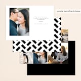 "Cherished Date" - Save the Dates in Pearl by Chryssi Tsoupanarias - Back of Card Options