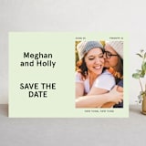 "Booklet" - Save the Dates in Fern by Jack Knoebber - Front