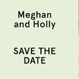 "Booklet" - Save the Dates in Fern by Jack Knoebber - Detail
