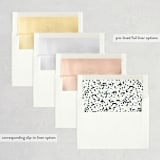 "Booklet" - Save the Dates in Fern by Jack Knoebber - Envelope Liner Options