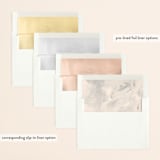 "Display" - Save the Dates in Blush by Carly Reed Walker - Envelope Liner Options