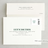 "About To Go Down" - Save the Dates in Mint by Stephanie Given - FREE Recipient Addressing