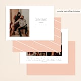 "Nestled" - Save the Dates in Cream by Roxy Cervantes - Back of Card Options