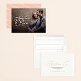 "Nestled" - Save the Dates in Cream by Roxy Cervantes - Assembled