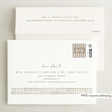 "Kindred" - Save the Dates in Nutmeg by Melissa Egan of Pistols - FREE Recipient Addressing