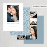 "Legato" - Save the Dates in Cloud by Hooray Creative - Back of Card Options