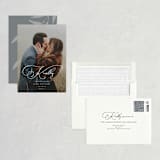 "Kindly Save Our Date" - Save the Dates in Snow by Laura Hamm - Assembled