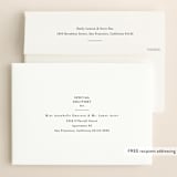 "Hudson" - Save the Dates in Snow by Megan Davis - FREE Recipient Addressing