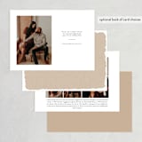 "Framed Corner" - Save the Dates in Ink by ASQ Studio - Back of Card Options