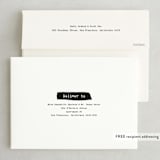 "Framed Corner" - Save the Dates in Ink by ASQ Studio - FREE Recipient Addressing