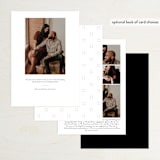 "Darling" - Save the Dates in Blush by Laura Bercovich - Back of Card Options