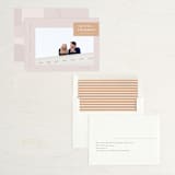 "Refreshed" - Save the Dates in Blush by Mere Paper - Assembled