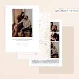 "Birchbark" - Save the Dates in Natural by Kelsey Mucci - Back of Card Options