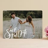 "Summertime Love" - Save the Dates in Cloud by Wildfield Paper Co - Front