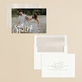 "Summertime Love" - Save the Dates in Cloud by Wildfield Paper Co - Assembled
