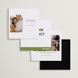 "square" - Save the Dates in Charcoal by Minted - Back of Card Options