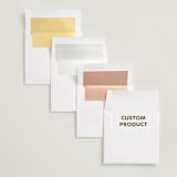 "square" - Save the Dates in Charcoal by Minted - Envelope Liner Options