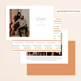 "Love is..." - Save the Dates in Sorbet by Hudson meet Rose - Back of Card Options