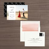 "Southern Charm" - Save the Dates in Noir by Beth Murphy - Assembled