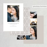 "Splendorous" - Save the Dates in Noir by Nicole Barreto - Back of Card Options