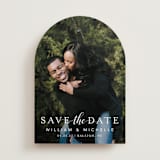 "Convey our Love" - Save the Dates in Snow by MC Designs - Front
