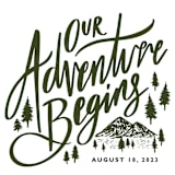 "Our Adventure" - Save the Dates in Forest by Elly - Detail
