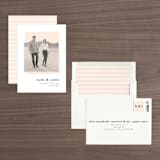 "rose-colored glasses" - Save the Dates in Rose by Sarah Curry - Assembled