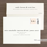 "rose-colored glasses" - Save the Dates in Rose by Sarah Curry - FREE Recipient Addressing