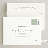"Eloquent" - Save the Dates in Sage by JoAnn Jinks - FREE Recipient Addressing