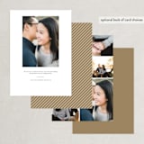 "Simply" - Save the Dates in Golden by Sarah Brown - Back of Card Options