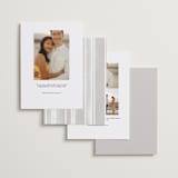 "Enchantment" - Save the Dates in Graphite by Snow and Ivy - Back of Card Options